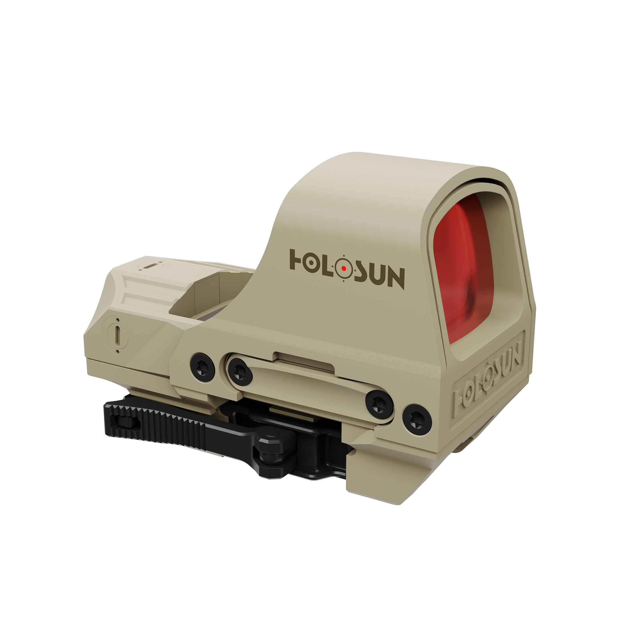 Holosun HS510C-FDE Offenes Reflexvisier Rotpunkt Visier mit wechselbarem 2MOA Punkt, 65MOA Kreis Ab…