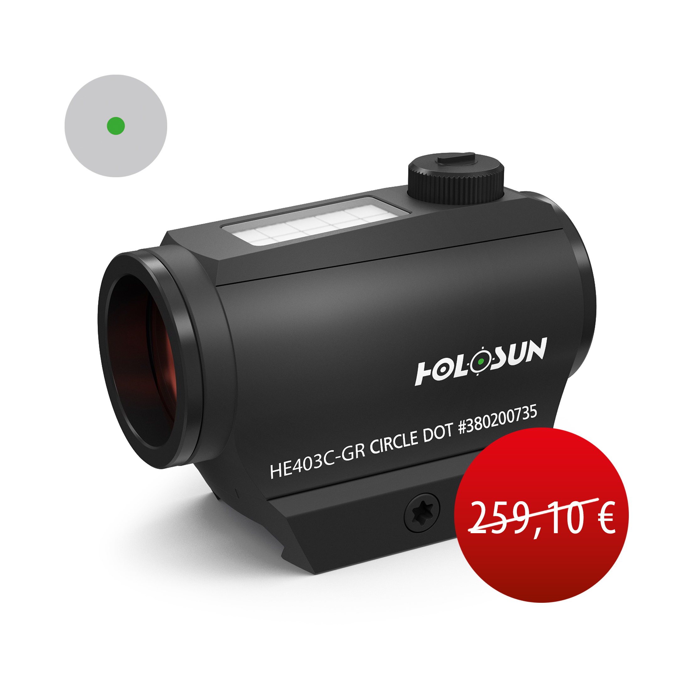 Holosun Dot Sight ELITE HE403C-GR-RENEWED