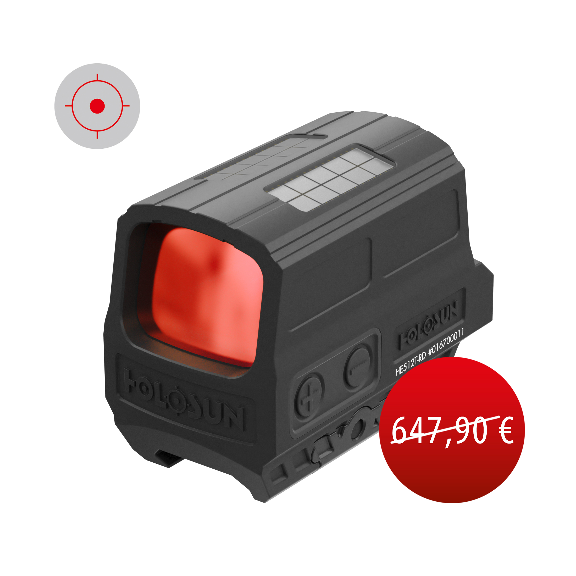 Holosun Dot Sight ELITE HE512T-RD-RENEWED