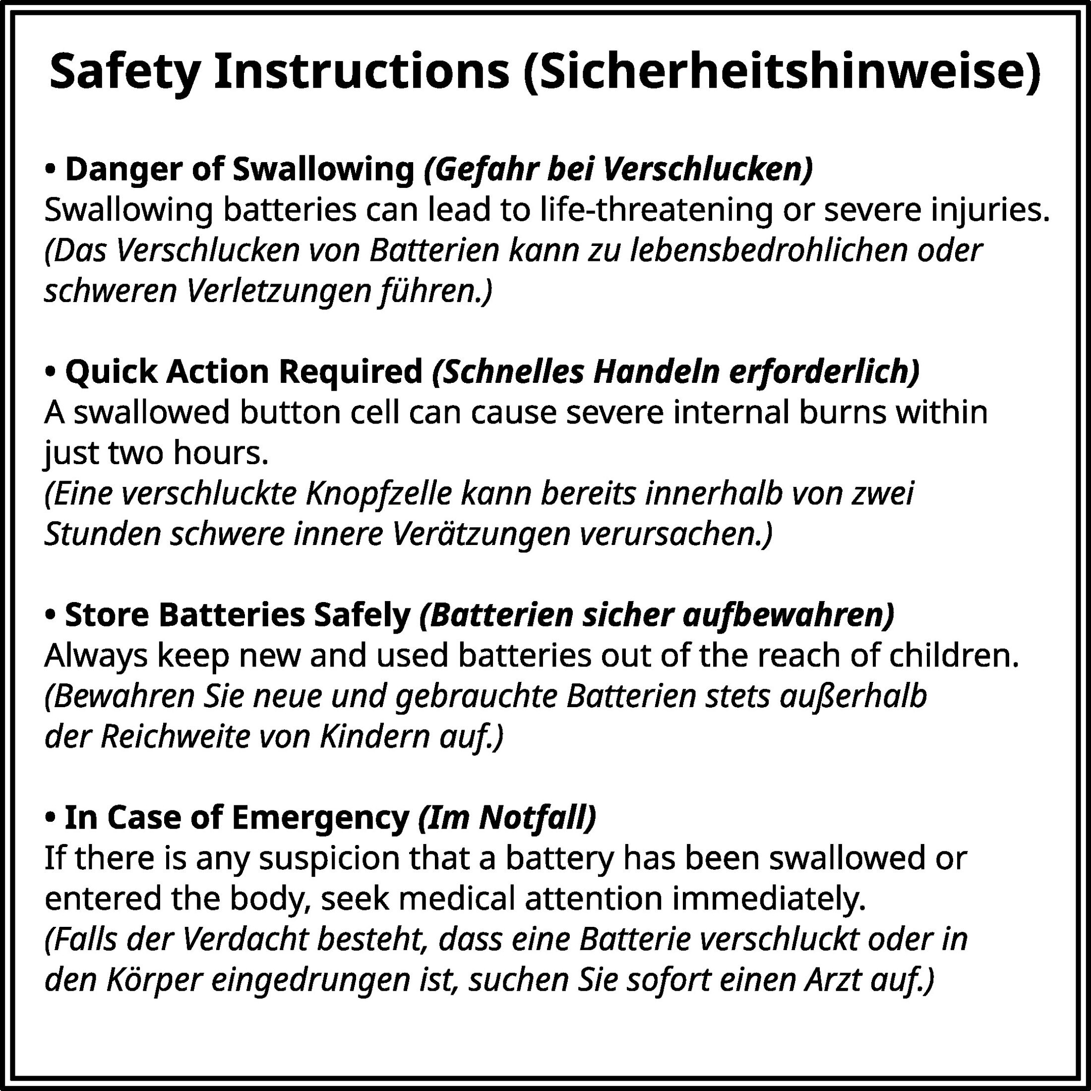 Sicherheitslabel