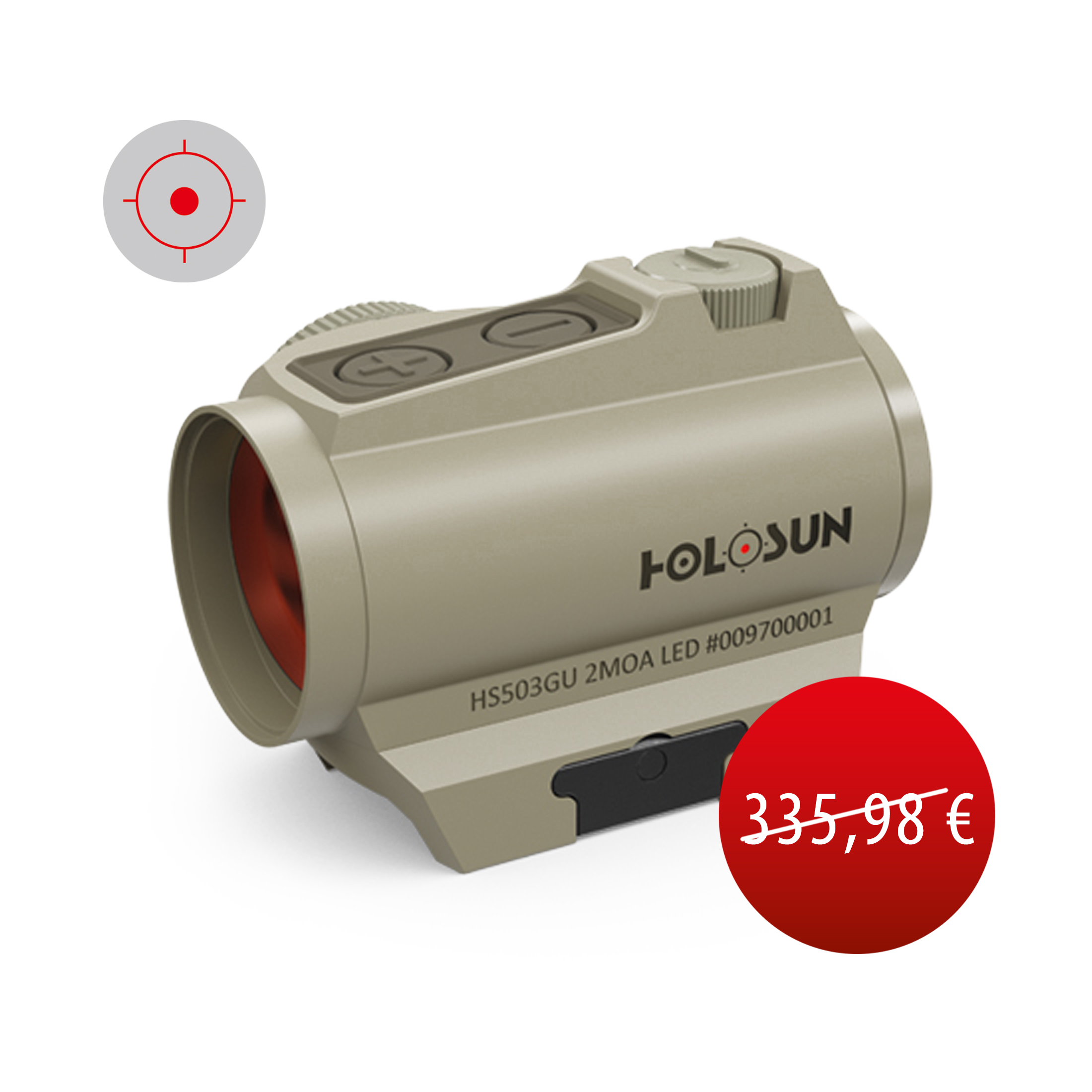 Holosun Dot_sight CLASSIC HS503G-U-FDE-RENEWED